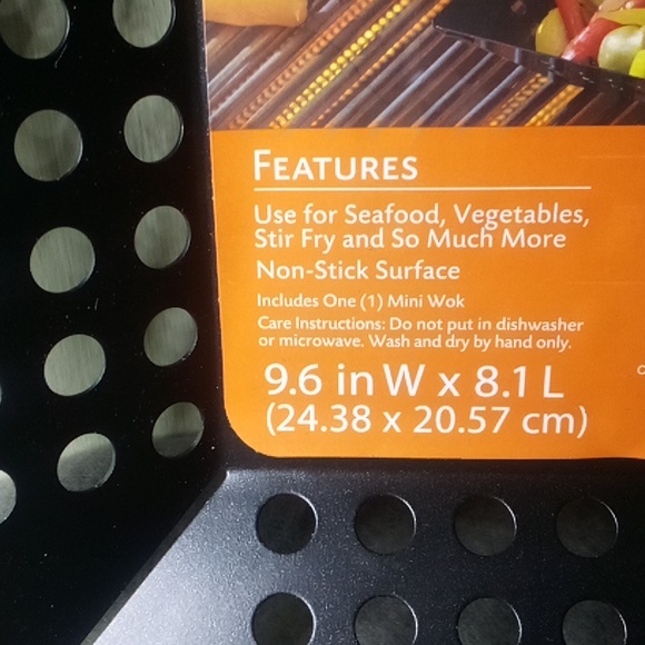 2(two) non-stick mini wok BBQ Toppers - Picture 10 of 10